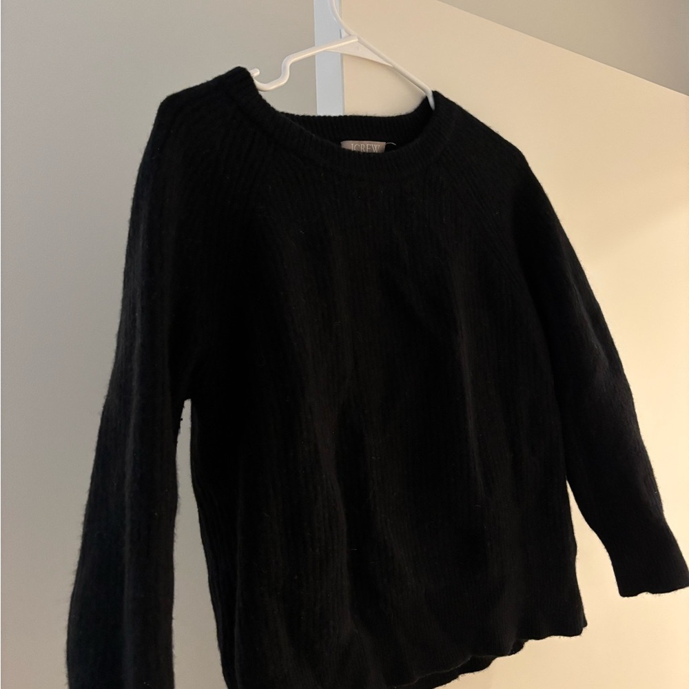 J Crew Black Cashmere Women's Sweater
